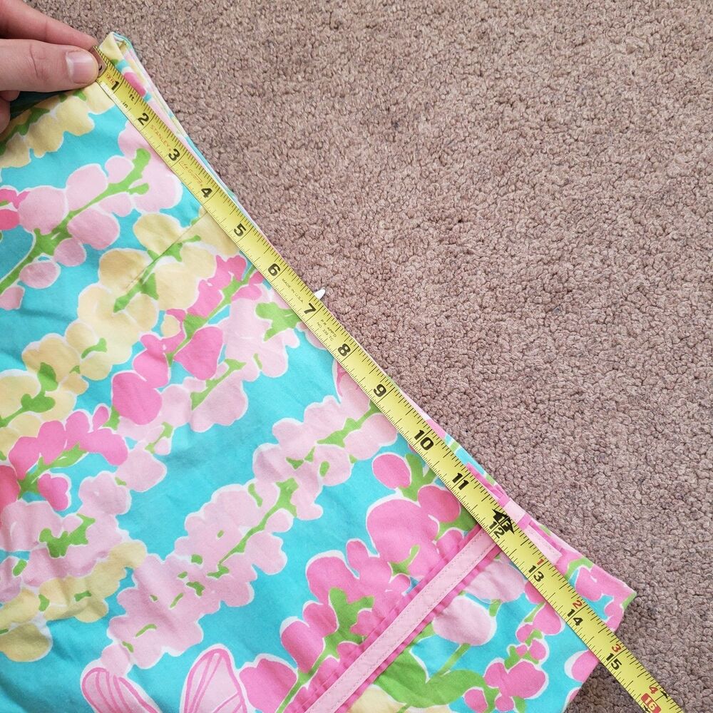 Vintage Lilly Pulitzer Dragonfly Floral Print Mini Short Skirt String Bow Size 6 - Picture 6 of 7